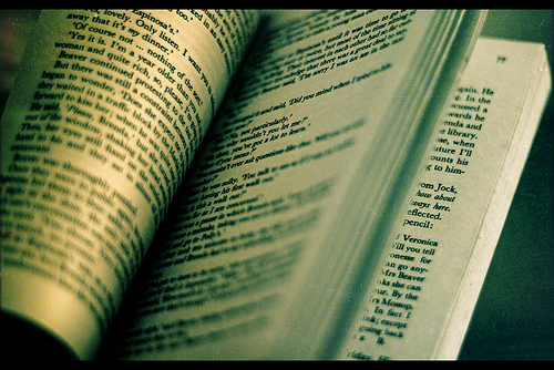 An open book